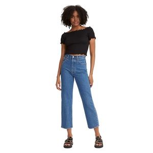 Levi’s Ribcage Straight Ankle Jean Size 28